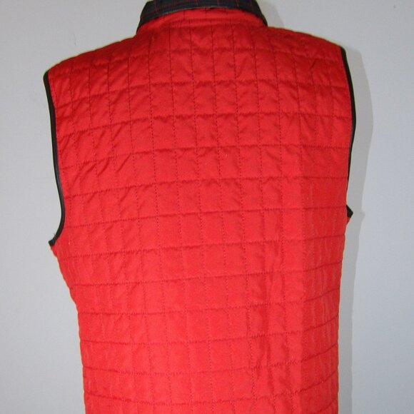 Onque Casual - Women's Red Quilted Vest - Women's Size Large - Picture 2 of 3